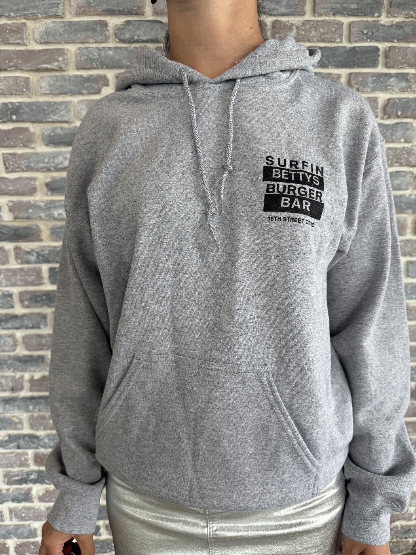 SMOKING BETTY GRAY HOODIE