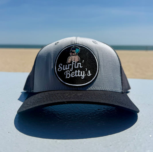 Logo Mesh Back Gray Hat