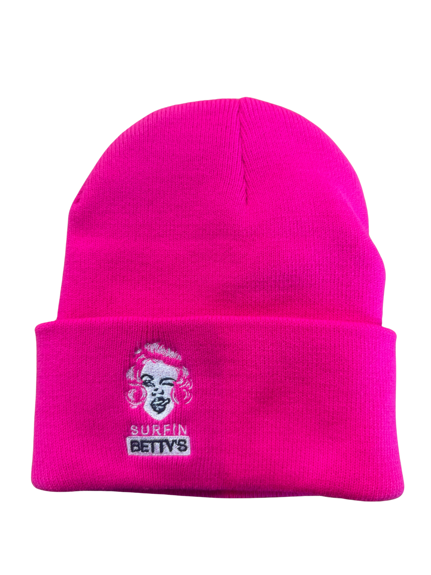 PINK BETTYS LOGO BEANIE
